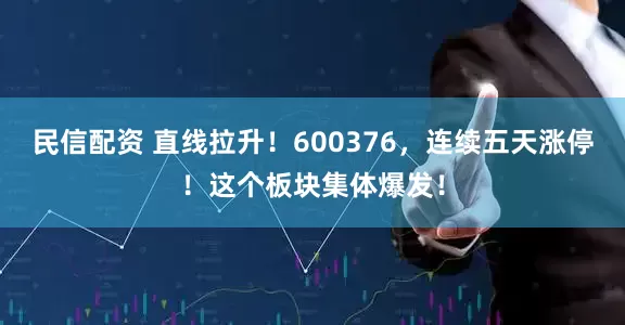 民信配资 直线拉升！600376，连续五天涨停！这个板块集体爆发！